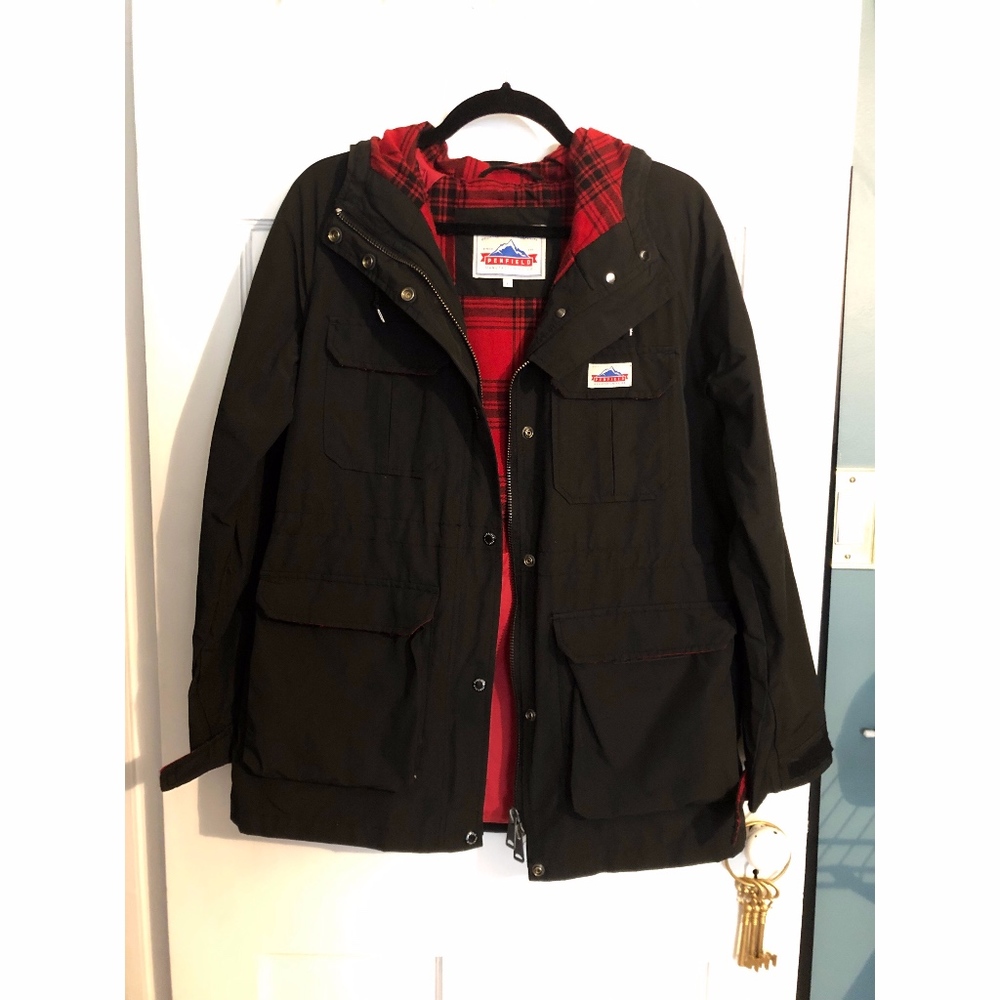 madewell x penfield | kasson parka in true black